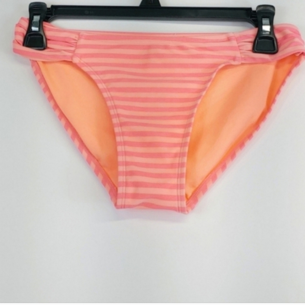 OLD NAVY Stripe Pink Orange Bikini Bottom Size XS New With Tag
